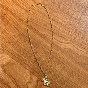 Berna Peci mini dragon necklace